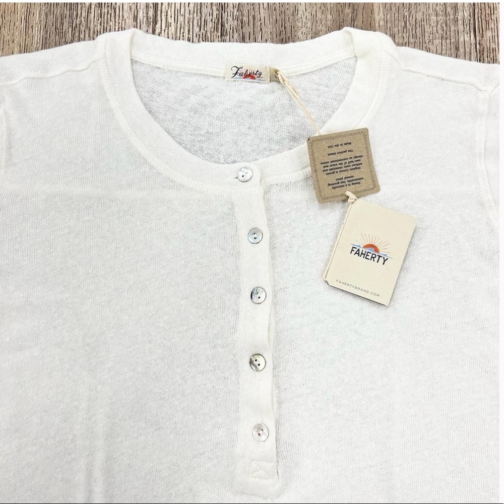 Faherty Allandria Henley. Firm price - Picture 4 of 16